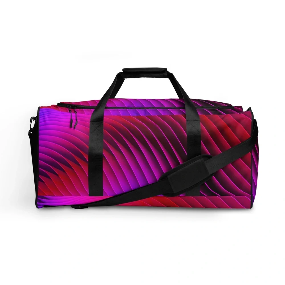 Duffel Bag Max Storage Space, Bright Colorful Design. Durable.